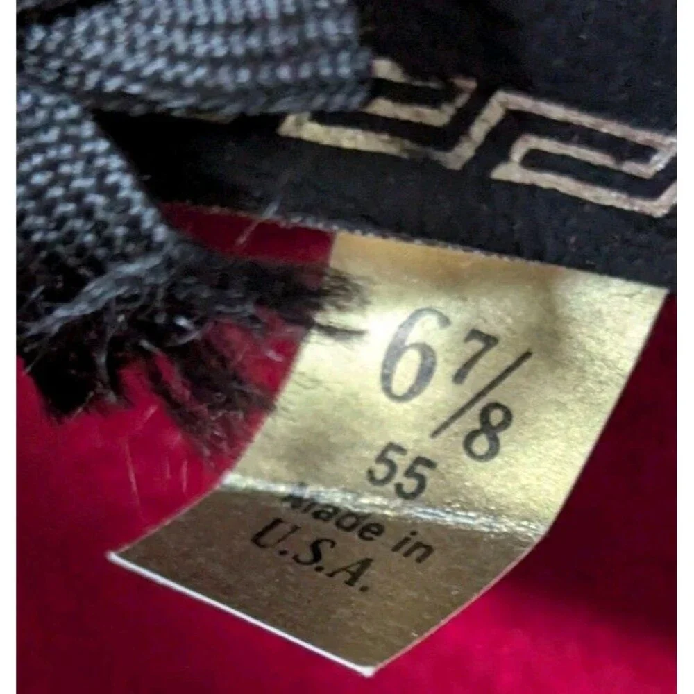 Vintage Bailey Cowboy Hat Double Fur Blend Red Size 6 7/8 Western USA Made GUC